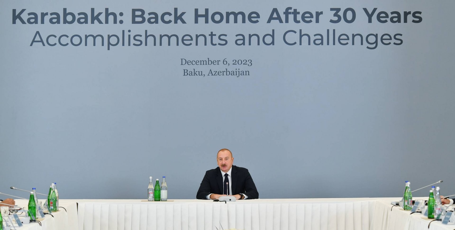 President Ilham Aliyev attended the Forum, "Karabakh: back home after 30 years. Accomplishments and challenges"