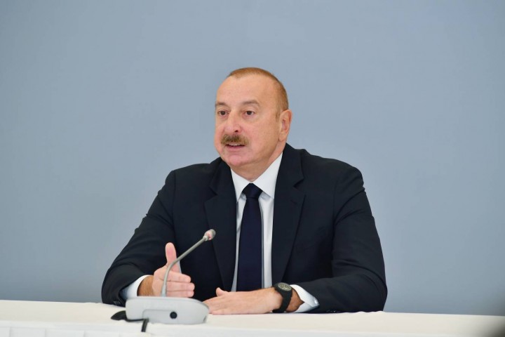 President Ilham Aliyev attended the Forum, "Karabakh: back home after 30 years. Accomplishments and challenges"