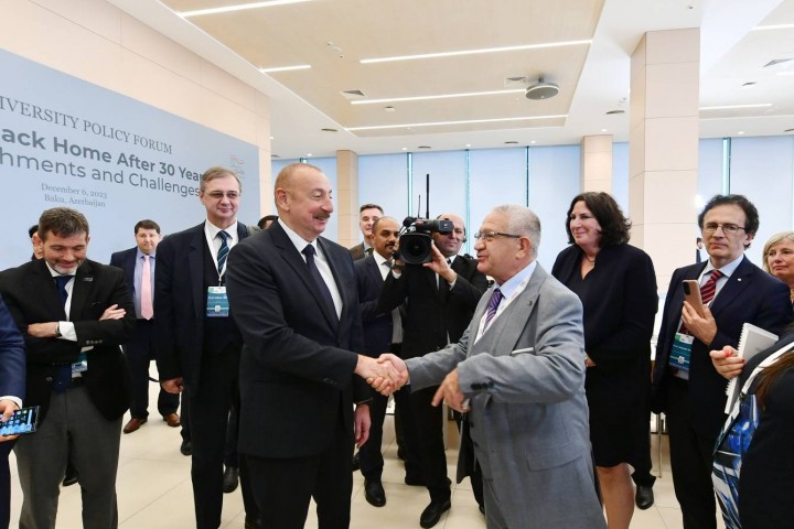 President Ilham Aliyev attended the Forum, "Karabakh: back home after 30 years. Accomplishments and challenges"