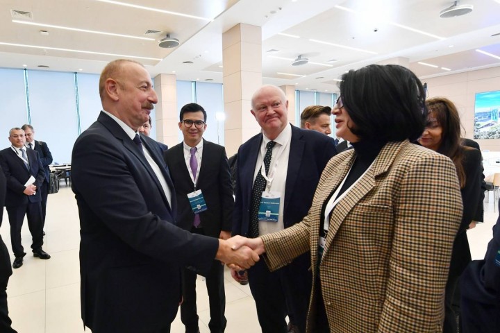 President Ilham Aliyev attended the Forum, "Karabakh: back home after 30 years. Accomplishments and challenges"