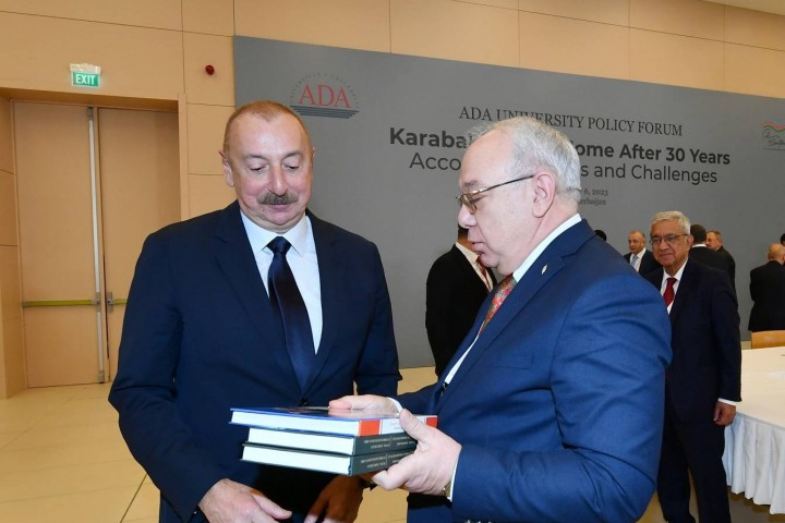 President Ilham Aliyev attended the Forum, "Karabakh: back home after 30 years. Accomplishments and challenges"