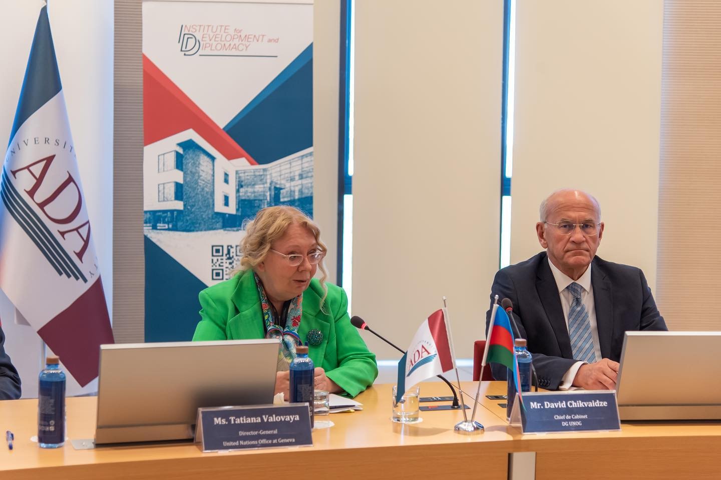 Global Perspectives Lecture Series -  Tatiana Valovaya, Director-General of the United Nations Office at Geneva and David Chikvaidze, Chef de Cabinet to the Director-General