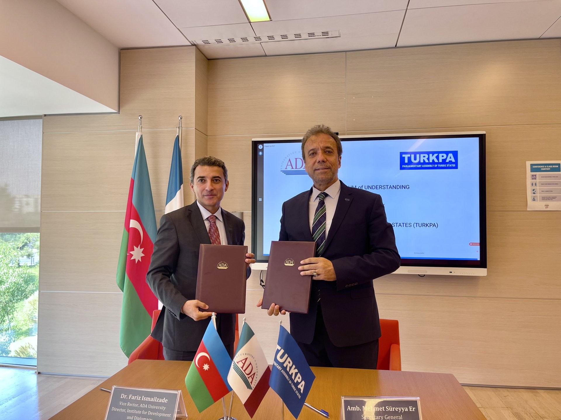 Memorandum between IDD and the Parliamentary Assembly of Turkic States (TURKPA)