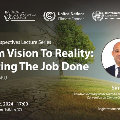 Lecture Alert:  IDD will host a lecture on climate change challenges, impacts, and solutions