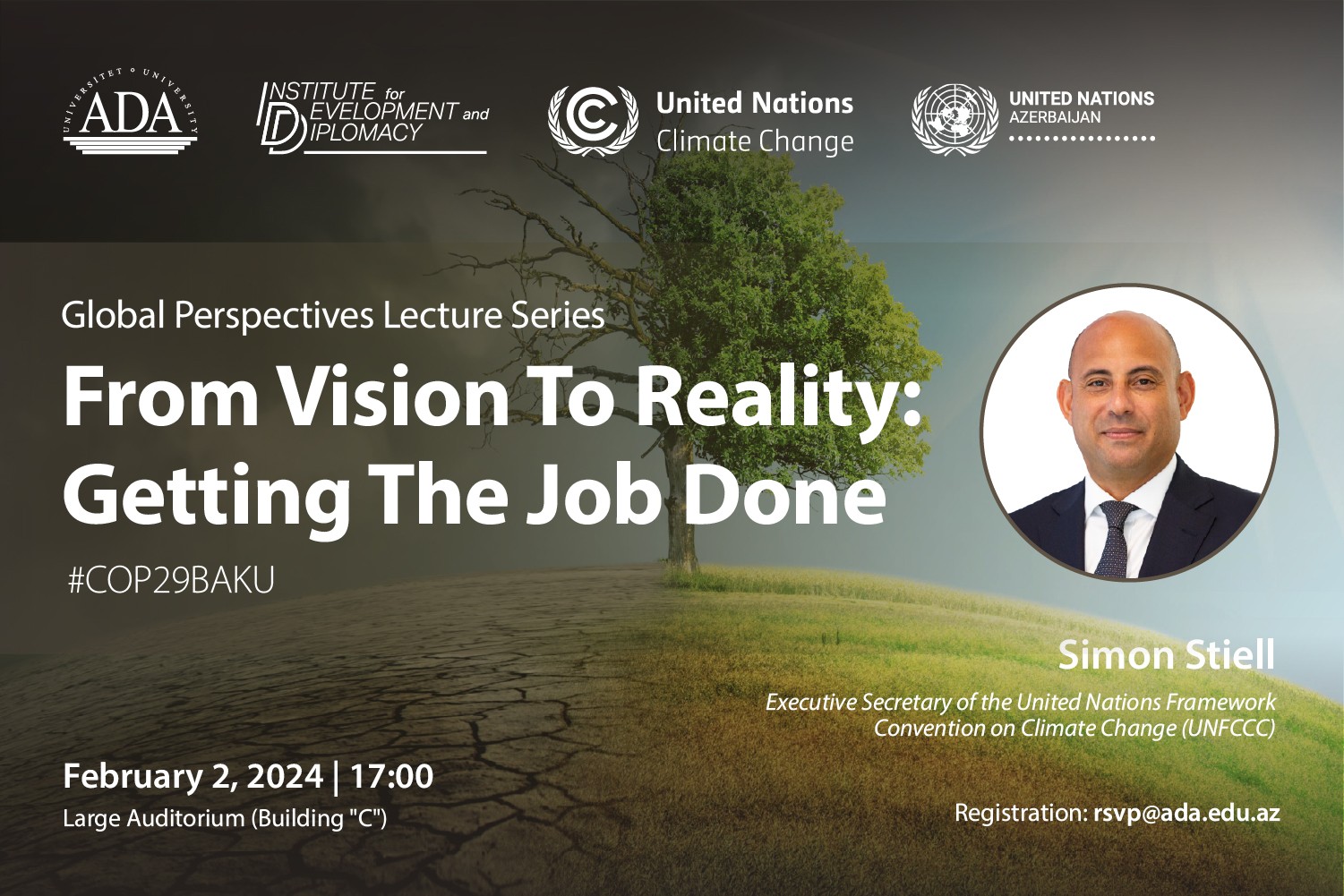 Lecture Alert: IDD will host a lecture on climate change challenges, impacts, and solutions