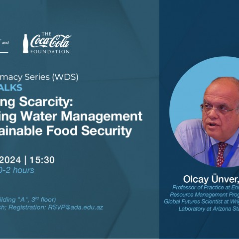 Water Diplomacy Series will Host a Discussion on Water Management for Sustainable Food Security