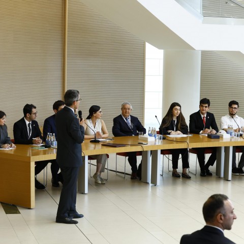 Round Table Meeting with Youth Held Within the 6th ADA University Policy Forum, "COP29 and Green Vision for Azerbaijan"