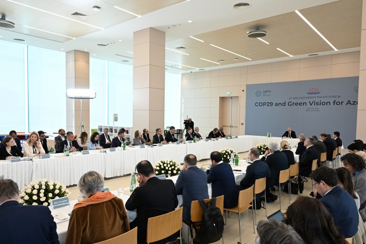 President Ilham Aliyev Attended the International Forum “COP29 and Green Vision for Azerbaijan”