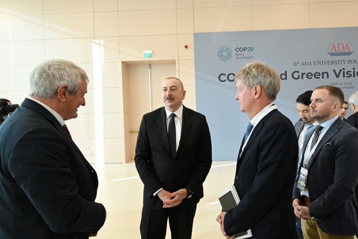 President Ilham Aliyev Attended the International Forum “COP29 and Green Vision for Azerbaijan”