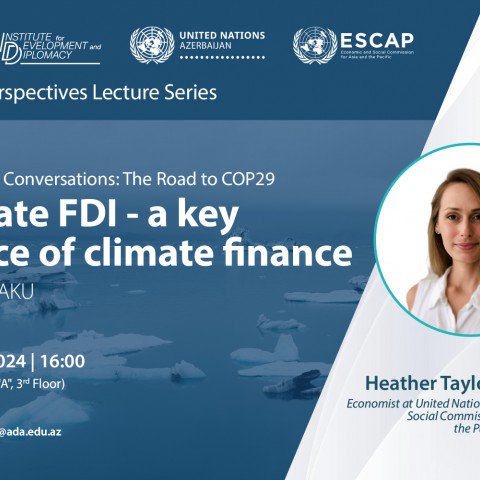 Lecture Alert: Climate FDI: A Key Source of Climate Finance