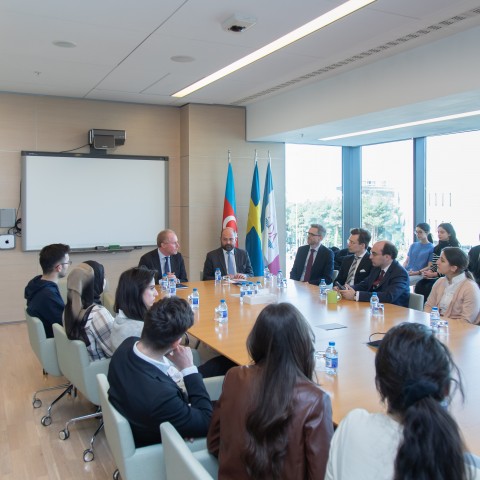 Lecture Led by Mr. Mattias Frumerie, Sweden's Climate Ambassador and Lead Negotiator for COP29