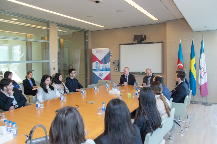 Lecture Led by Mr. Mattias Frumerie, Sweden's Climate Ambassador and Lead Negotiator for COP29