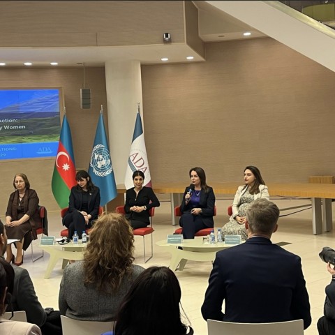 Panel Discussion on “Gender and Climate Action: Solutions for Women, by Women"