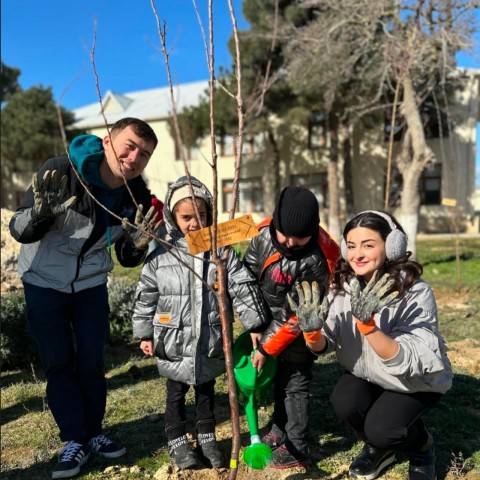 ADA University Students Plant 63 Trees in Memory of Khojaly Victims