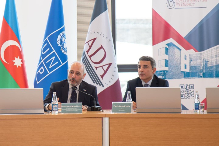 UN Assistant Secretary-General Marcos Athias Neto Delivers Lecture at ADA University on Financing Sustainable Development