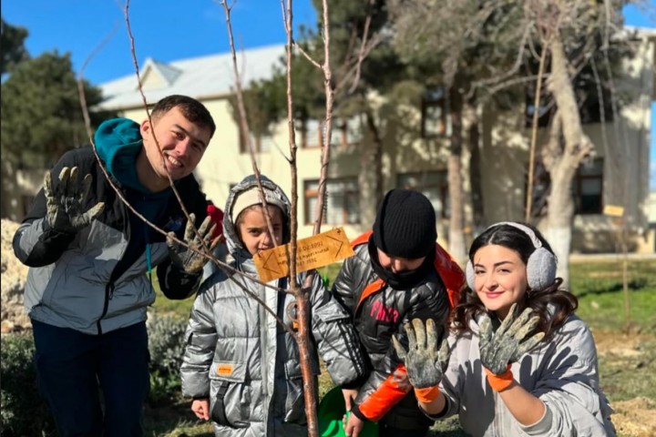 ADA University Students Plant 63 Trees in Memory of Khojaly Victims