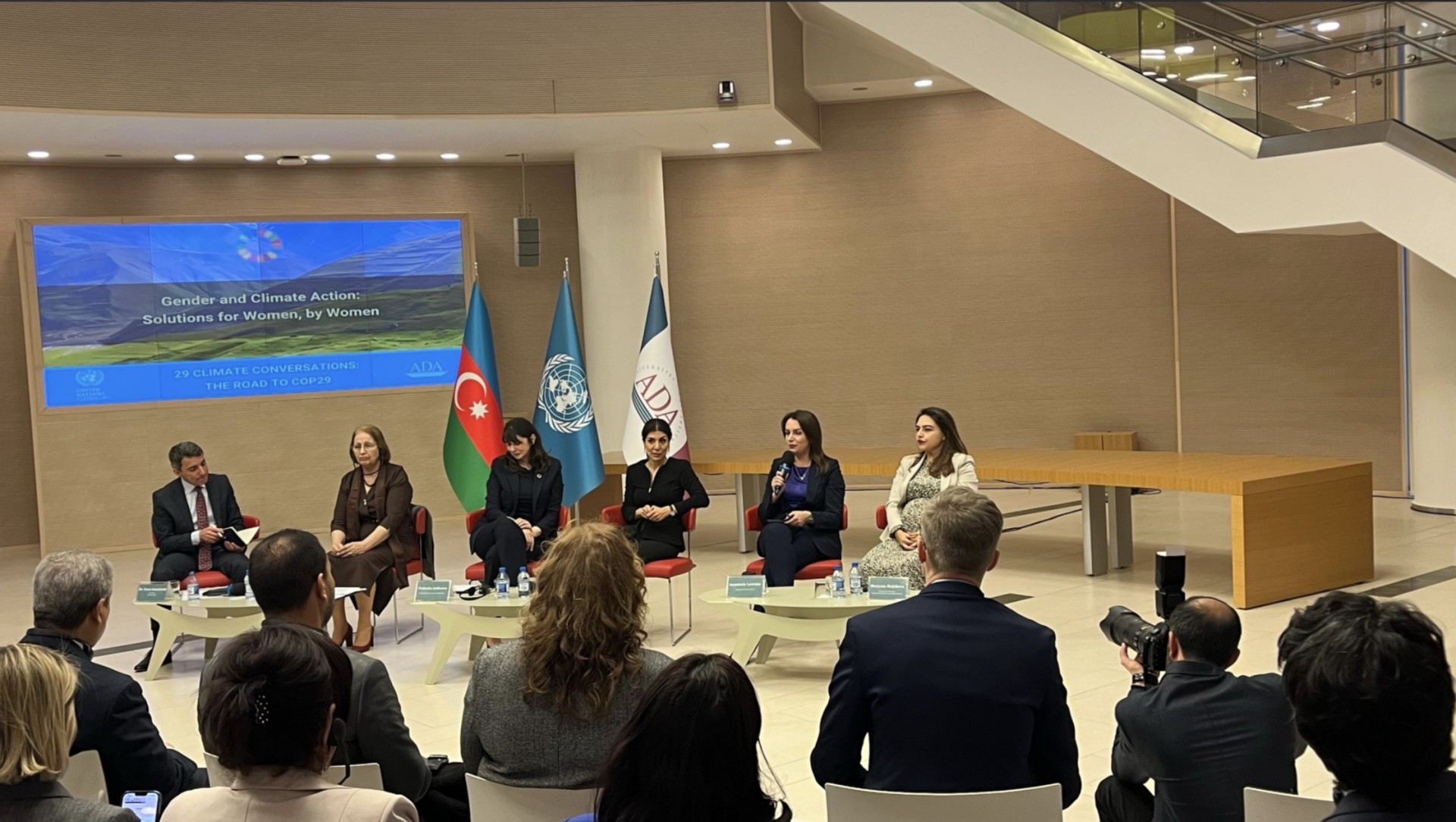 Panel Discussion on “Gender and Climate Action: Solutions for Women, by Women