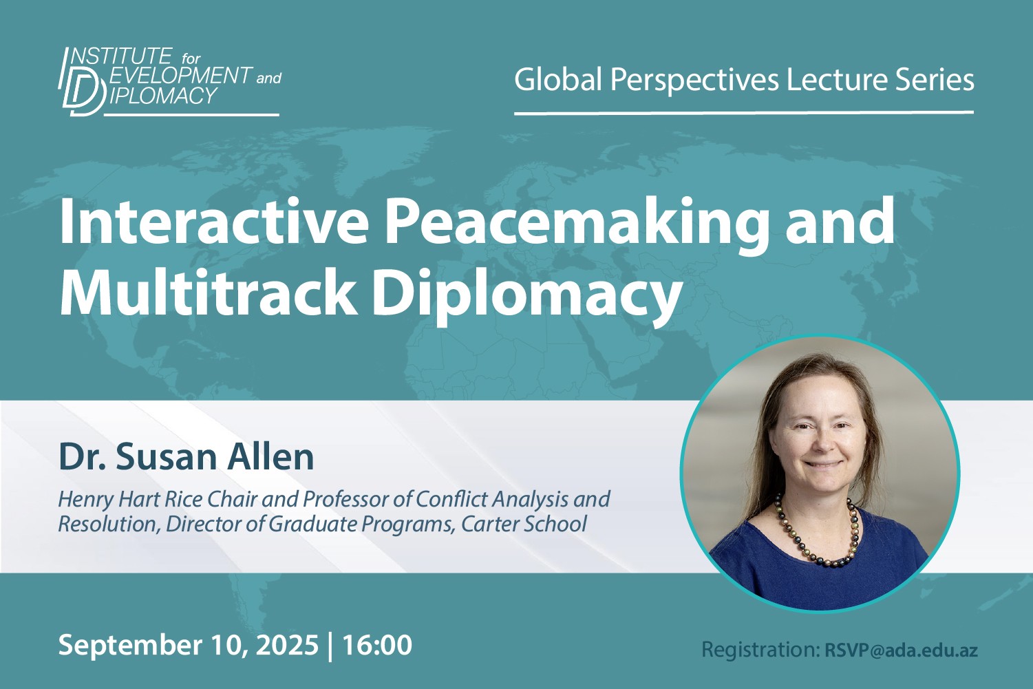 Lecture on the Interactive Peacemaking and Multitrack Diplomacy