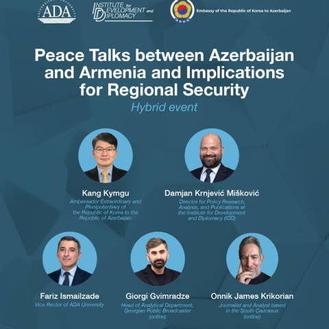 Roundtable on Peace Talks between Azerbaijan and Armenia and Implications for Regional Security