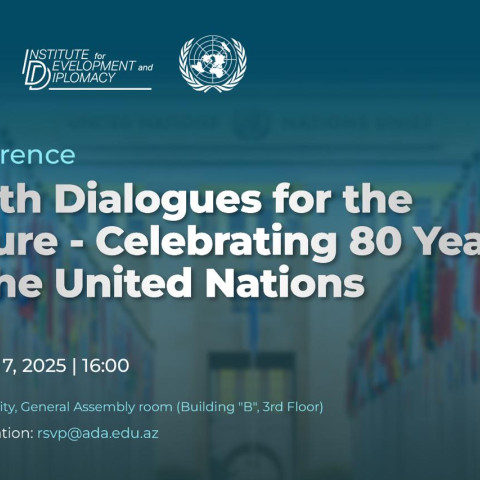 Youth Dialogues for the Future - Celebrating 80 Years of the United Nations