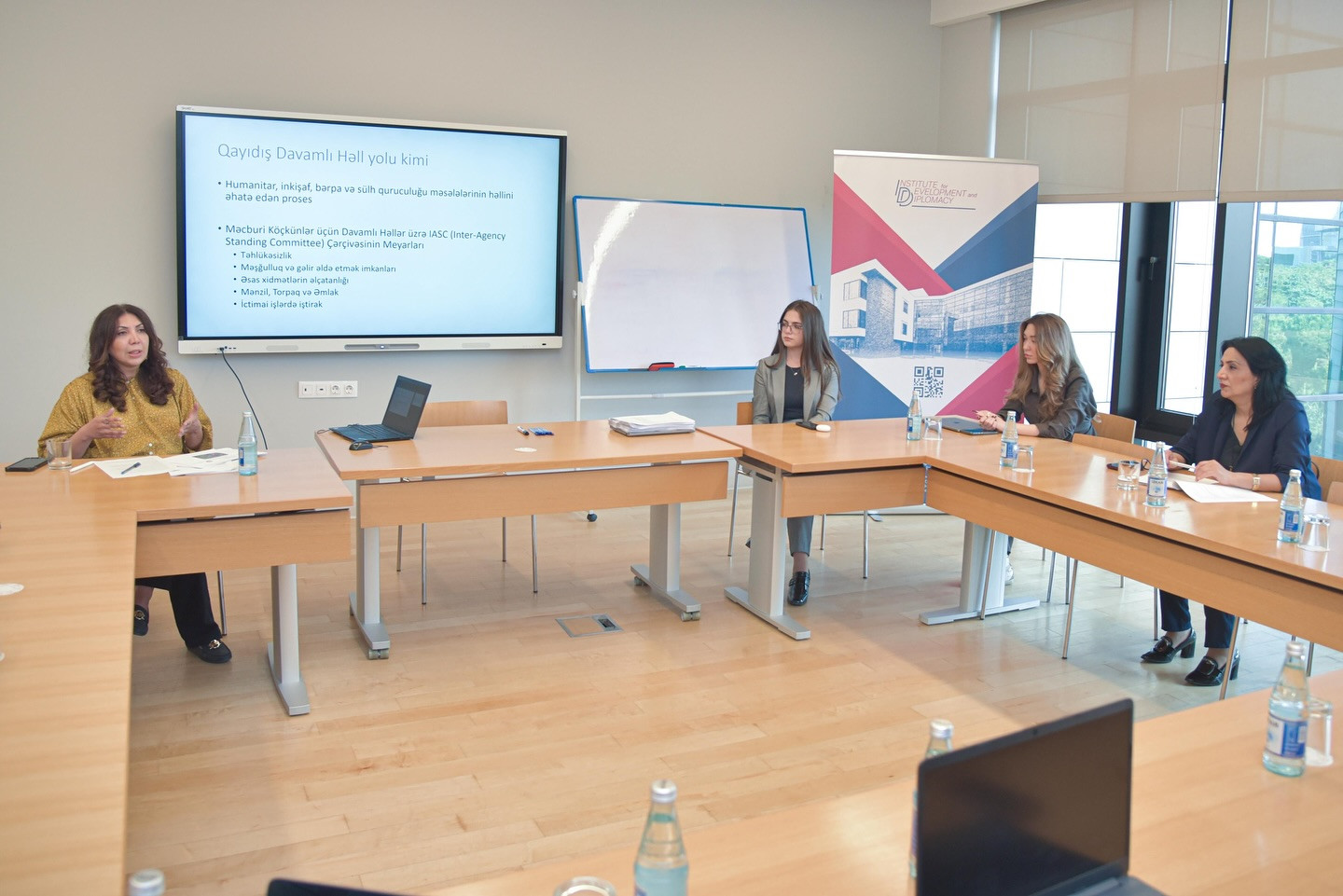 Training sessions on the project "Survey on Socio-Economic Profiling of IDP Households in the Liberated Areas”