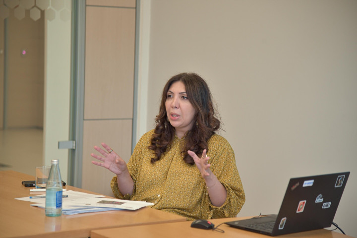 Training sessions on the project "Survey on Socio-Economic Profiling of IDP Households in the Liberated Areas”