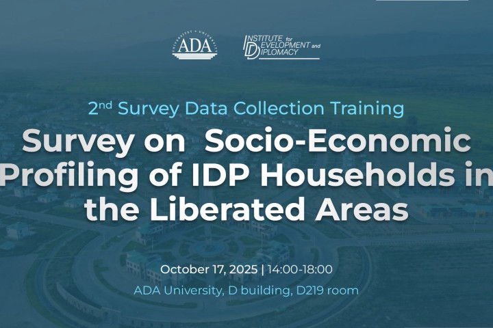 2nd Training of the Project “Survey on Socio-Economic Profiling of IDP Households in the Liberated Areas”