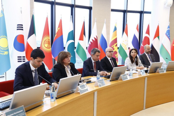 On the 2nd day of the international conference "The Role of Universities in Green Energy and Sustainability" held at ADA University, a briefing was delivered regarding the ongoing reconstruction and rebuilding efforts in Karabakh