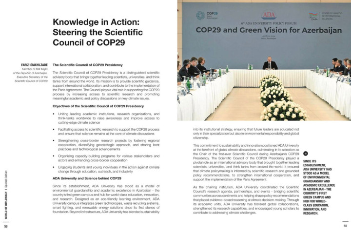 IDD hosted the Presentation of the 61st issue of the “World of Diplomacy” journal