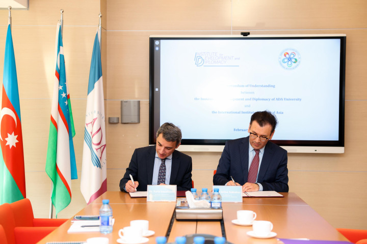 MoU between IDD and the International Institute for Central Asia, Uzbekistan