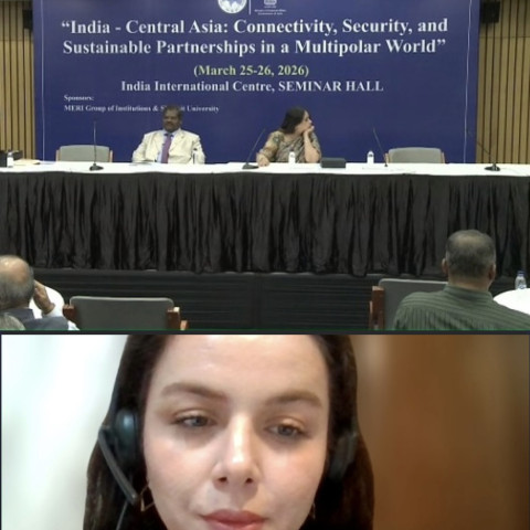 IDD at the international conference “India–Central Asia: Connectivity, Security, and Sustainable Partnership in a Multipolar World”