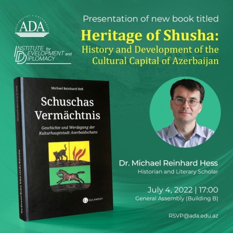 Book presentation “Heritage of Shusha: History and Development of the cultural capital of Azerbaijan”