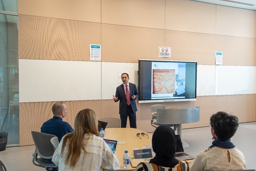 Dr. Taleh Ziyadov, Director-General of Baku International Sea Trade Port in Azerbaijan, delivered a lecture to Princeton University students