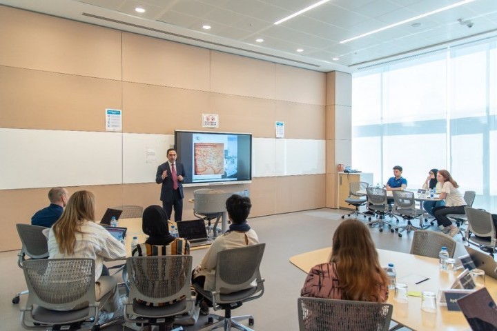Dr. Taleh Ziyadov, Director-General of Baku International Sea Trade Port in Azerbaijan, delivered a lecture to Princeton University students