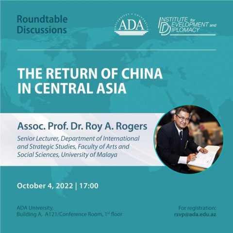 Roundtable discussion: The Return of China in Central Asia
