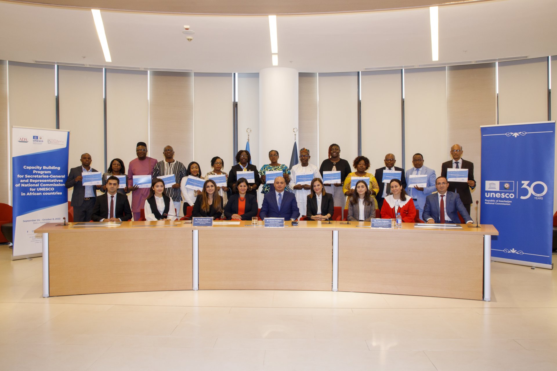 The training program for representatives of the National Commissions for UNESCO of 14 African countries has ended