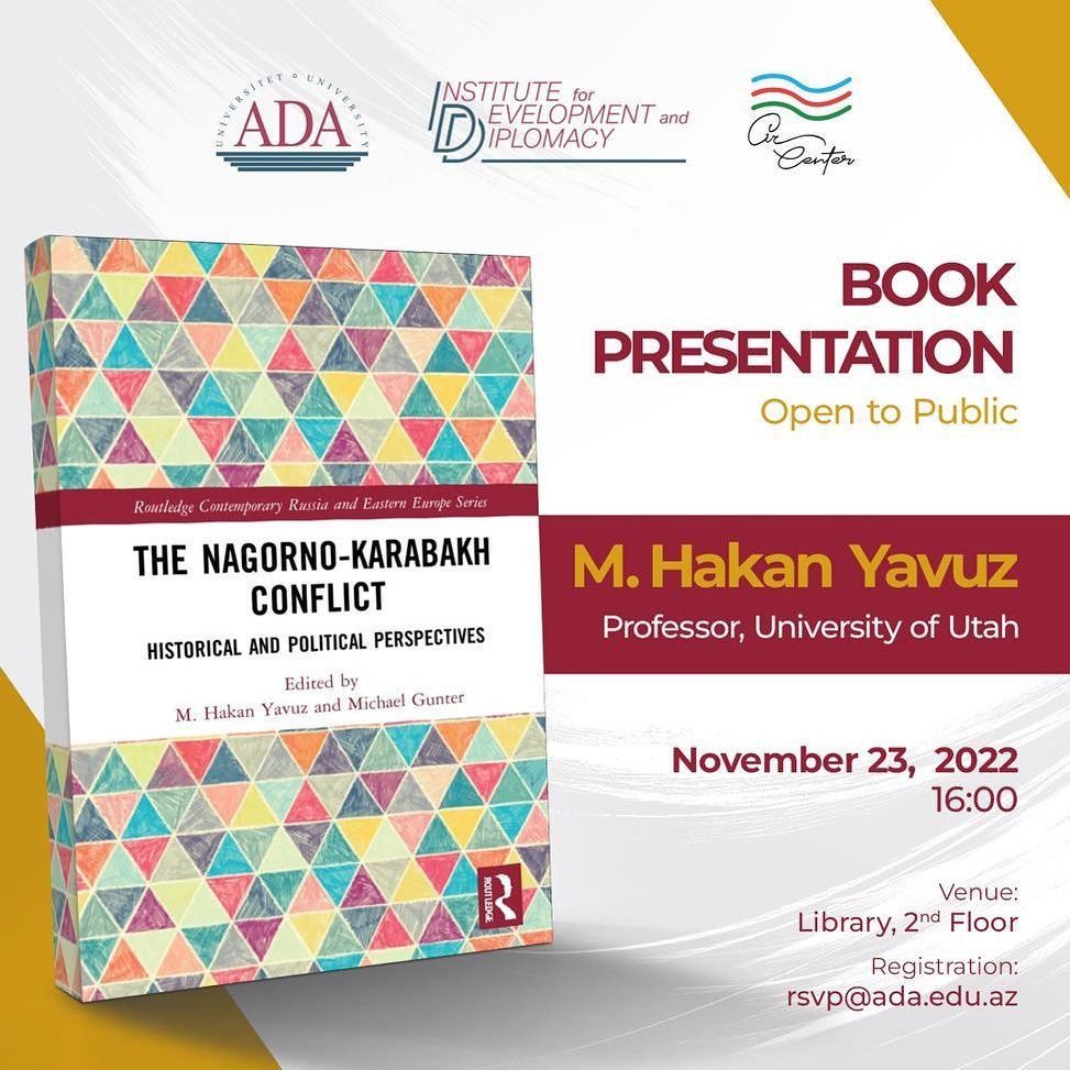 Book Presentation: "The Nagorno-Karabakh Conflict – Historical and Political Perspectives"