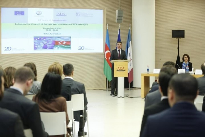 A roundtable  devoted to 20 years of cooperation between Azerbaijan and the Council of Europe was held