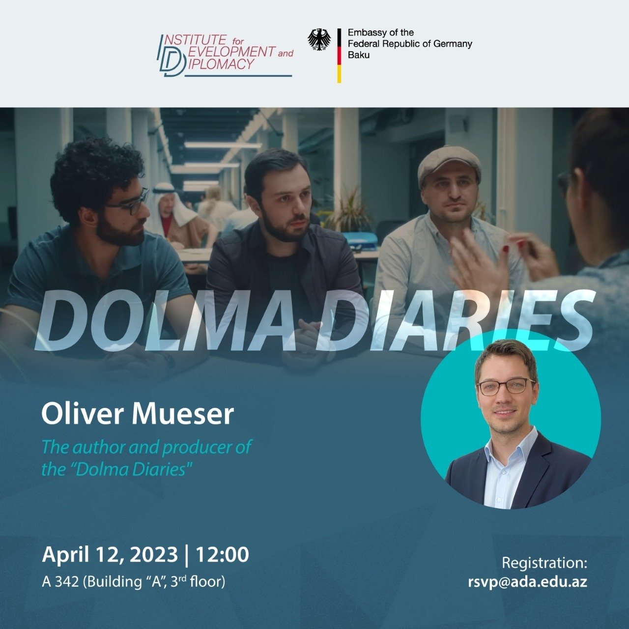 Meeting with Oliver Müser, the author and producer of the "Dolma Diaries" web series