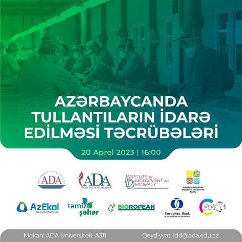 Azərbaycanda Tullantıların İdarə Edilməsi Təcrübələri