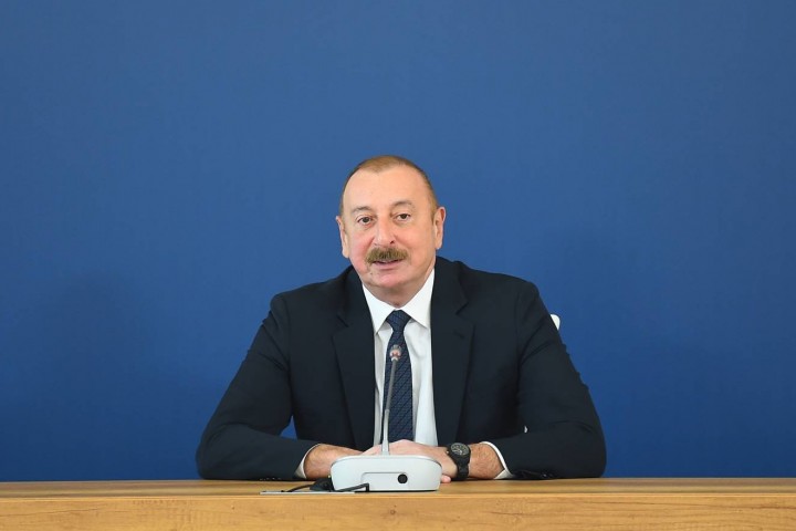 Ilham Aliyev attended international conference on “Shaping the Geopolitics of the Greater Eurasia: from Past to Present to Future” in Shusha