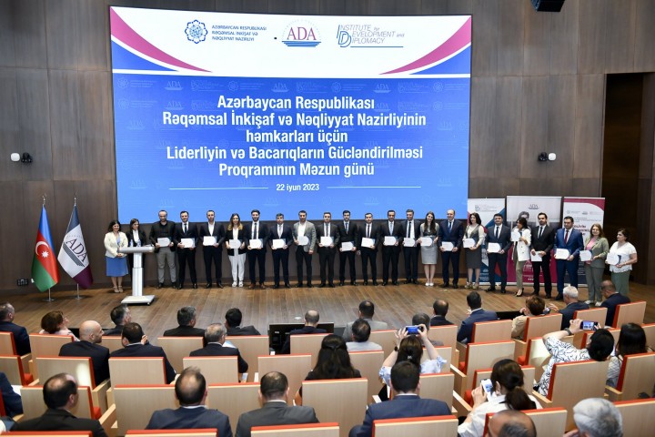 The training program organized for the representatives of the Ministry of Digital Development and Transport of the Republic of Azerbaijan has ended