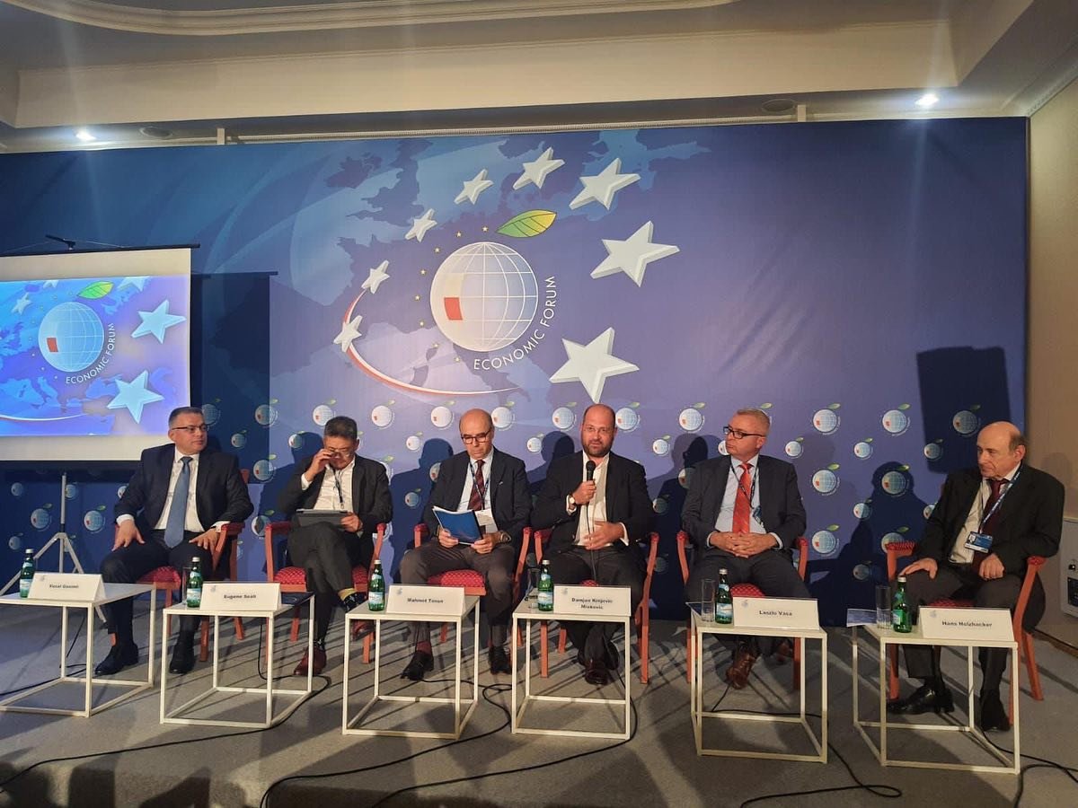 IDD’s Director for Policy Research, Damjan Krnjevic, spoke at a panel titled “The Middle Corridor’s Potential for Europe, Caucasus, and Central Asia”