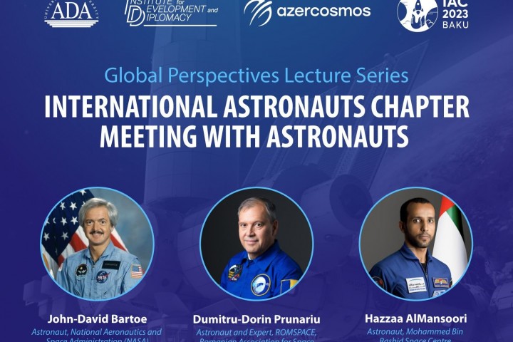 Meet astronauts from NASA, UAE Space Centre, and the Romanian Association for Space Technology and Industry