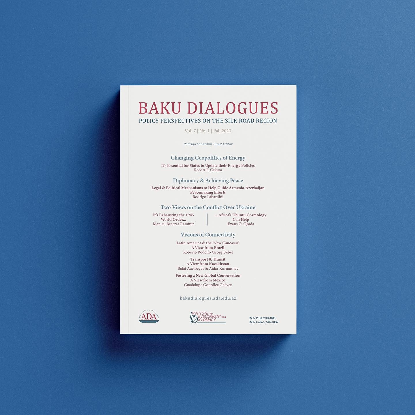 The fall volume of #BakuDialogues is out